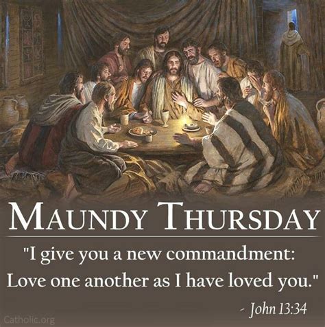 maundy thursday quotes from bible